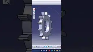 Design of Spur Gear using CATIA V5 #catiav5 #catia #mechanical #shorts