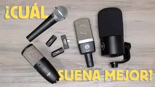 🎤 &iquest;Qu&eacute; micr&oacute;fono es mejor para grabar? (Shure, AKG, Mackie, Neewer)