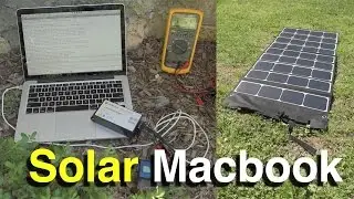 Самодельное солнечное зарядное устройство для MacBook Pro Retina
