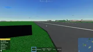 Boeing  757 landing