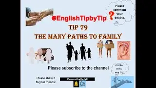 @EnglishTipbyTip TIP-THE MANY PATHS TO FAMILY #MejoraYouTube #amazon #shorts #english #tips #viral