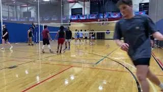 Volleyball Intramural B League: Cho-Lei v. b vs. Underdogs 2.0 (Set 1)