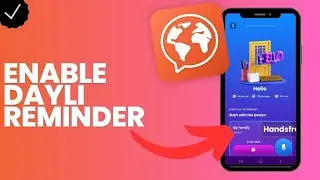 How to enable a dayli reminder in Mondly languages?