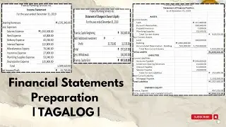 Financial Statement Preparation  | Tagalog |