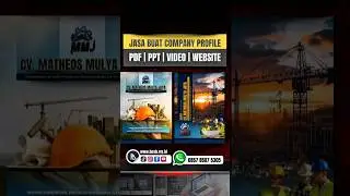 Jasa Company Profile | COMPRO | Profil Bisnis | Upgrade Branding | Marketing | WA 085785075305