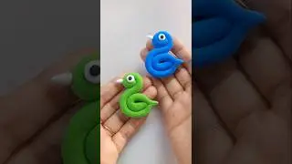 DIY idea 💞 How to make easily duck🦆 with Super clay #trend​ #clay​ #music​ #funny​ #clay​