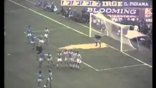 1985 Napoli-Juve 1-0 punizione Maradona