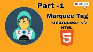 Marquee Tag in Html | Html Tags | Code with vijay
