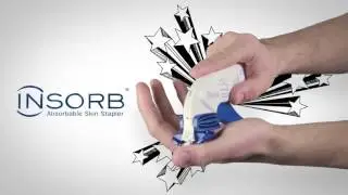 INSORB Absorbable Skin Stapler - Agrafes r&eacute;sorbables intradermiques