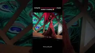 Groom&rsquo;s sister stole the show with her graceful moves 😍 #weddingchoreography #groomsister #sangeet