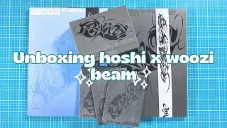Album Unboxing ✶ hoshi x woozi beam ✶ photobook, weverse, and kit versions