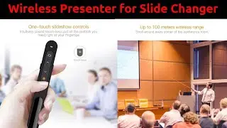 Wireless Presenter With Laser Pointer |Slide Changer |USB Receiver |Pen | PPT |Word | PDF | Browser