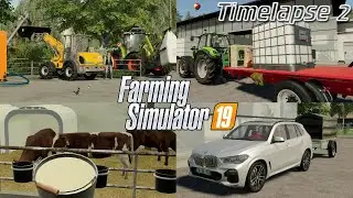Making own SEEDS and feeding cute CALVES with @The CamPeR! 🐮🚜💨 | [FS19] - Timelapse #2 Hof Bergmann