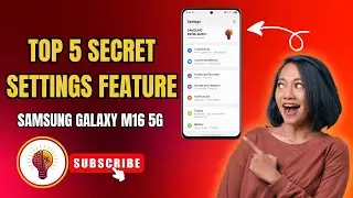 Top 5 Secret Settings on Samsung Galaxy M16 5G You Must Try Now! | Hidden Features Explained
