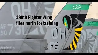 The 180th Fighter Wing flies north for training