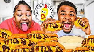 TRYING DAVE'S HOT CHICKEN! *MUKBANG* VIRAL HOT FRIED CHICKEN