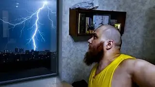 Нежданная гроза освежила город! ⛈️👍