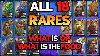 ALL 18 RARES! Whats OP & Whats Food?! Alpha 3 Hero Guide