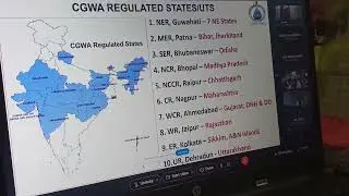 Ground water regulations and resources management accross india by T.B.N singh sir 🙏