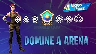FORTNITE DICAS: PORQUE VOCÊ NÃO ESTÁ SUBINDO DE DIVISÃO NA ARENA - 24 KILLS SOLO GAMEPLAY!!!