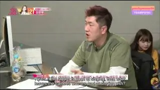 [Produce 101] Cube Jeon Soyeon singing Crush's chorus + complimented by Ryan Jhun