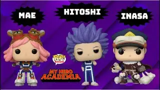 Mei Hatsume, Hitoshi Shinso and Inasa Yoarashi Funko Pop! | My Hero Academia Unboxing