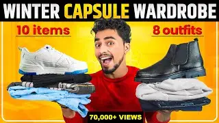 🔥10 ITEMS - 8 OUTFITS🔥| Winter Essentials Every GUY NEEDS | Capsule Wardrobe for MAN 2024