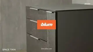 Blum SPACE TWIN narrow cabinet short film
