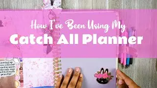 How I've Been Using My Catch All Planner | Golden Coil | Pre-Planning