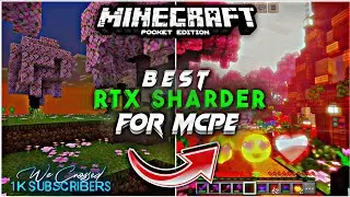 Best RTX sharder For minecraft pocket edition❤️&zwj;🔥|| Most Goated sharder ever 😈 ||