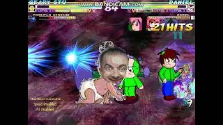 Mugen Request Battle #122 Geary Stu and Porrjflk Geaysyd vs Daniel and Old Daniel