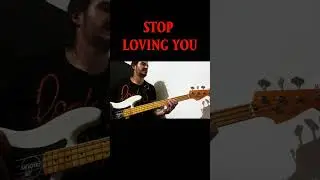 Toto - Stop Loving You - Bass Cover (Extract)