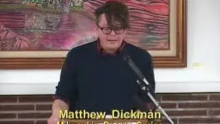 Poetry Series - S6: Matthew Dickman 1/9/2013