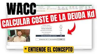 Entender y Calcular el Coste de la Deuda (Kd) para calcular el WACC en una Valoración de Empresas