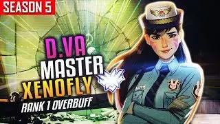 (70% Win Rate) D.Va Master - Xenofly - Rank 1 Overbuff [S5 TOP 500]