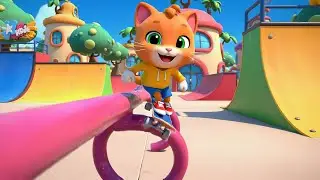 O Mini Gato do Subway Surfers Andou de Skate | Can&ccedil;&otilde;es Infantis e Rimas para Crian&ccedil;as
