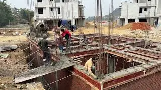 Working time continues construction 