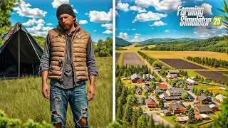 ВЫЖИВАЮ 5 ЛЕТ НА ПЛОСКОЙ ЗЕМЛЕ в FARMING SIMULATOR 25