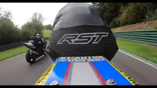 Cadwell park trackday Cb500 novice group. first time at the track.