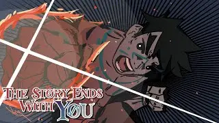 Torgun Breaktime Screen - Digital Art Timelapse - The Story Ends With You