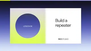 Build with a Repeater with Wix Studio