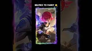 Beatrix To Fanny 😯 #shorts #mlbb #beatrix