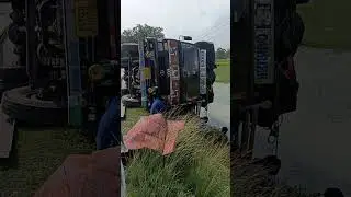 Truck crash on bridge OMG🥲 Truck accident status