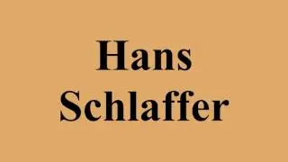 Hans Schlaffer