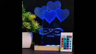 ILLUSION LAMP 4 HEART