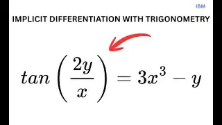 Implicit Differentiation Applied to Trigonometric Functions | Step-by-Step Tutorial