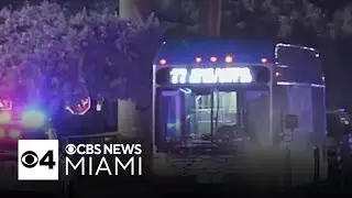 Miami-Dade County bus turns into crime scene