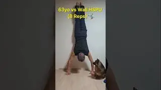 63yo vs Kkami's Kiss Attack! 💋 Handstand Push-ups Challenge