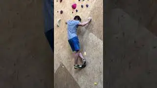 Alex Honnold climbing bouldering problem at BKB