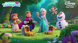 Garden Treasure Hunt with Elsa 4 ❄️👑🌸 | Fun Kids Song & Magical Adventure